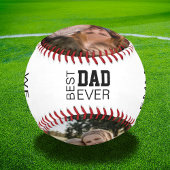 Bester Vater Personalisierte Foto Baseball