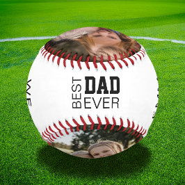 Bester Vater Personalisierte Foto Baseball