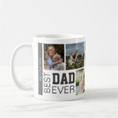 Bester Vater Personalisierte Foto Kaffeetasse (Links)