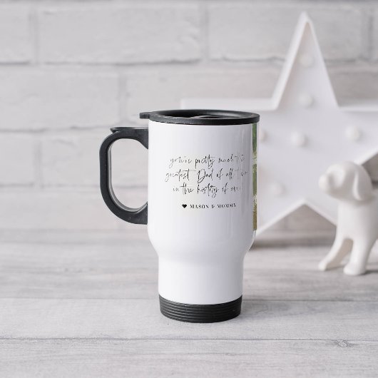 bester Vater | Personalisierte FotoCollage Reisebecher