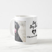 Bester Vater Personalisierter Foto für Haustiere Kaffeetasse (Vorderseite Links)