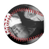 Bester Vater Personalisiertes Foto Baseball (Vorderseite Links)