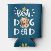 Bester Vater Pet Foto Pfosten Drucken Text Benutze Dosenkühler (Vorderseite)