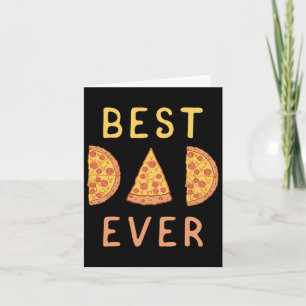 Bester Vater Pizza Lover Fathers Day Karte