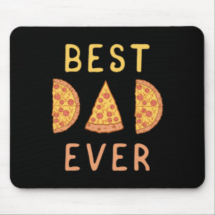 Bester Vater Pizza Lover Fathers Day Mousepad