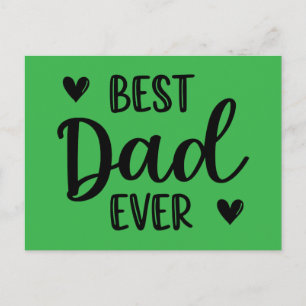 Bester Vater. Postkarte