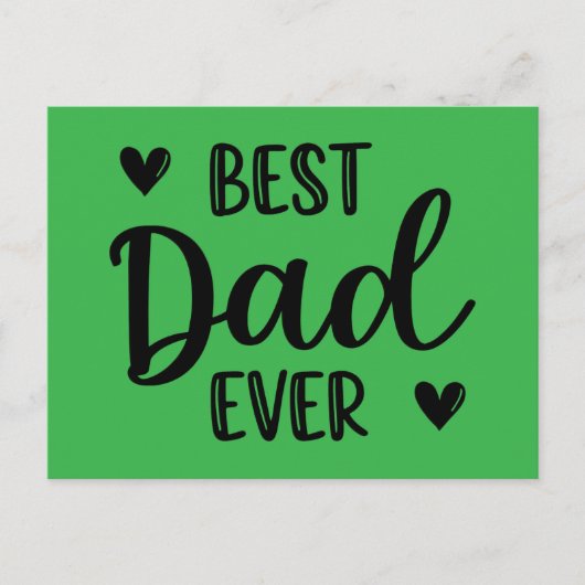 Bester Vater. Postkarte (Vorderseite)