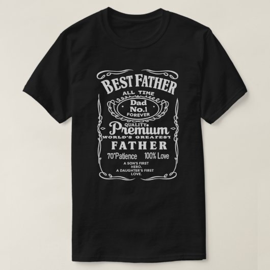 Bester Vater – Premium Dad” | Das perfekte Gesche T-Shirt (Design vorne)