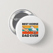 Bester Vater Reitpferd Pferderücken Ri Button (Vorne & Hinten)