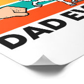 Bester Vater Reitpferd Pferderücken Ri Poster (Ecke)