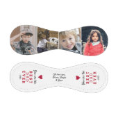 Bester Vater Rotes Herz 4 FotoCollage Baseball (Paneele)