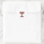 Bester Vater Runder Aufkleber (Tasche)