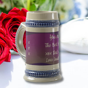 Bester Vater - Rustikaler Klassischer Skriptname C Bierglas