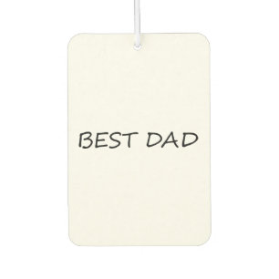 Bester Vater Schwarz-Weiß minimalistisches Moderne Autolufterfrischer
