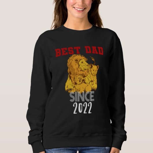 Bester Vater seit 2022 Sweatshirt (Vorderseite)