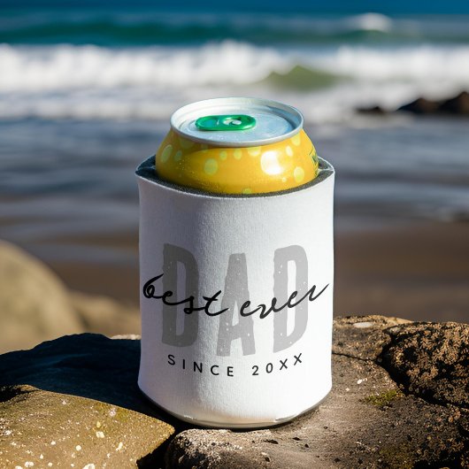 Bester Vater seit 20XX Moderne, einfache Preppy Dosenkühler