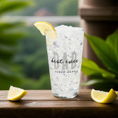 Bester Vater seit 20XX Moderne, einfache Preppy Glas