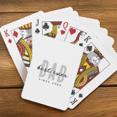 Bester Vater seit 20XX Moderne, einfache Preppy Spielkarten
