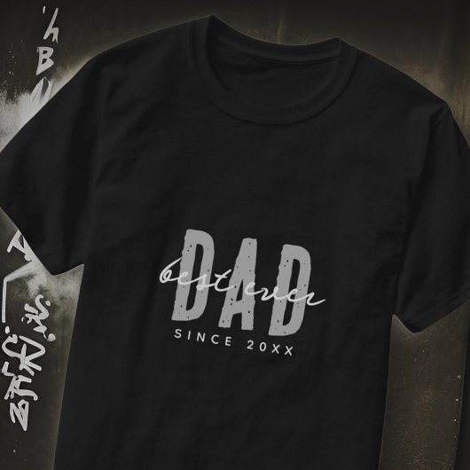 Bester Vater seit 20XX Moderne, einfache Preppy T-Shirt