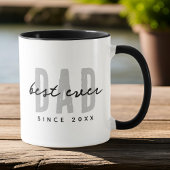 Bester Vater seit 20XX Moderne, einfache Preppy Tasse