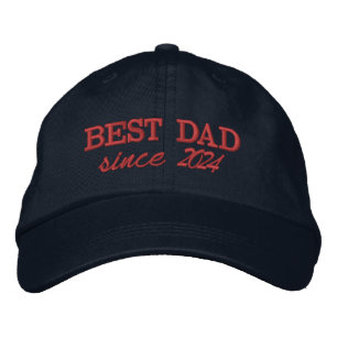 Bester Vater seit Custom Modern Vatertag Bestickte Baseballkappe