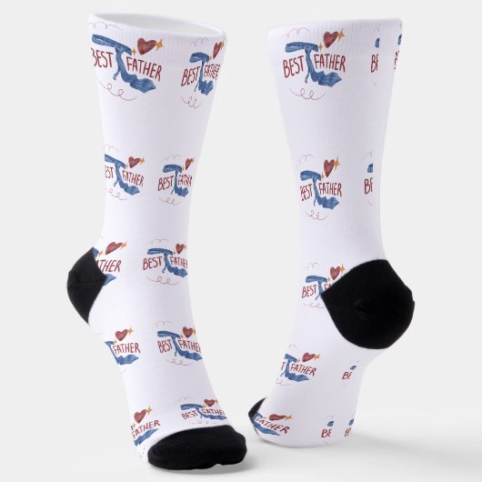 Bester Vater Socken (Gewinkelt)
