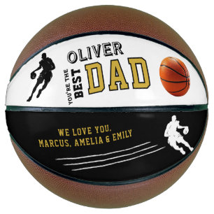 Bester Vater Spieler Silhouette Vater Andenken Basketball