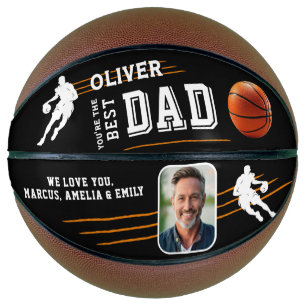Bester Vater Spieler Silhouette Vater Andenken Fot Basketball