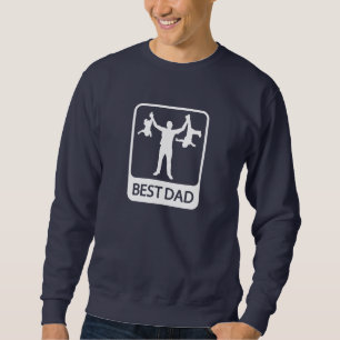 Bester Vater - Stolzer Vater mit Kindern Sweatshirt