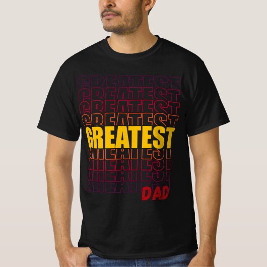 bester Vater T-Shirt (Vorderseite)