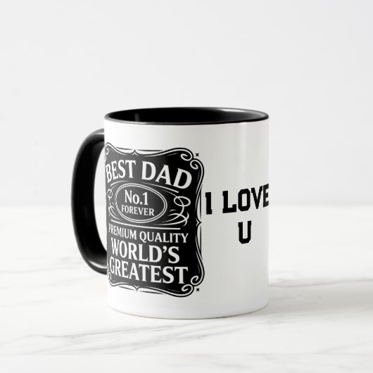 Bester Vater Tasse (Vorderseite Links)