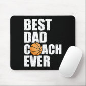 Bester Vater-Trainer je Vater Papa Papa Bysketbyll Mousepad (Mit Mouse)
