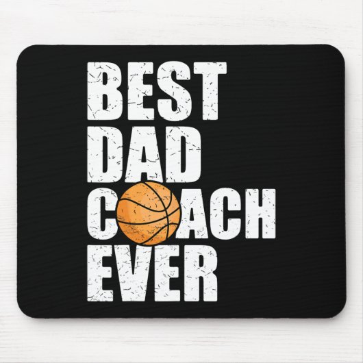 Bester Vater-Trainer je Vater Papa Papa Bysketbyll Mousepad (Vorne)