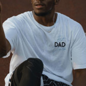 Bester Vater Trendy Geschenk Personalisierter Name T-Shirt