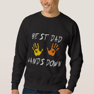 Bester Vater übergibt unten T - Shirt