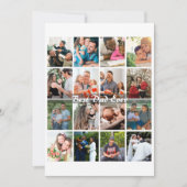 Bester Vater überhaupt 16 Foto-Collage Personalisi (Vorderseite)
