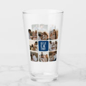 Bester Vater überhaupt 16 Foto handgeschriebene Sc Glas (Vorderseite)