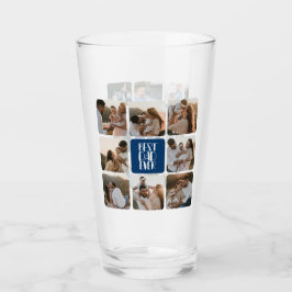 Bester Vater überhaupt 16 Foto handgeschriebene Sc Glas