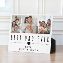 Bester Vater überhaupt | 3 Foto-Collage personalis