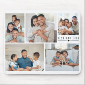 Bester Vater überhaupt | 5-Foto-Collage-Raster per Mousepad (Vorne)