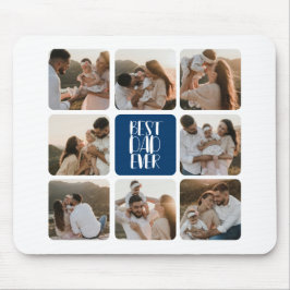 Bester Vater überhaupt 8 Foto Handschrift Schrift  Mousepad