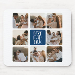 Bester Vater überhaupt 8 Foto Handschrift Schrift  Mousepad