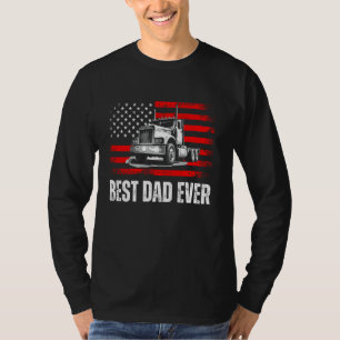 Bester Vater überhaupt Amerikanische Flagge Bester T-Shirt
