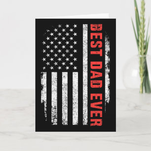 Bester Vater überhaupt Amerikanische Flagge Vatert Karte