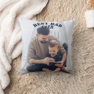 Bester Vater überhaupt Benutzerdefinierte Fotocoll Kissen