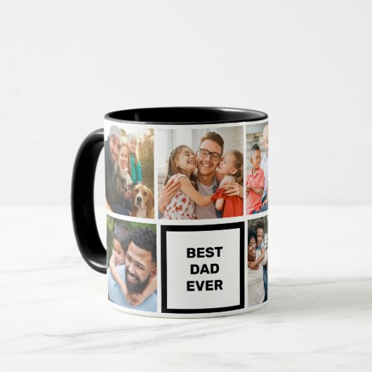 Bester Vater überhaupt - Benutzerdefiniertes moder Tasse (Vorderseite Links)