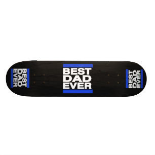 Bester Vater überhaupt blau Skateboard