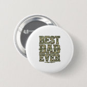 Bester Vater überhaupt Camo Vintage Gravur Design_ Button (Vorne & Hinten)
