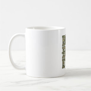Bester Vater überhaupt Camo Vintage Gravur Design_ Kaffeetasse
