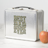 Bester Vater überhaupt Camo Vintage Gravur Design_ Metall Brotdose (Beispiel)